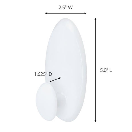 3M Command Large Plastic Caddy Hanger 5 in. L 1 pk