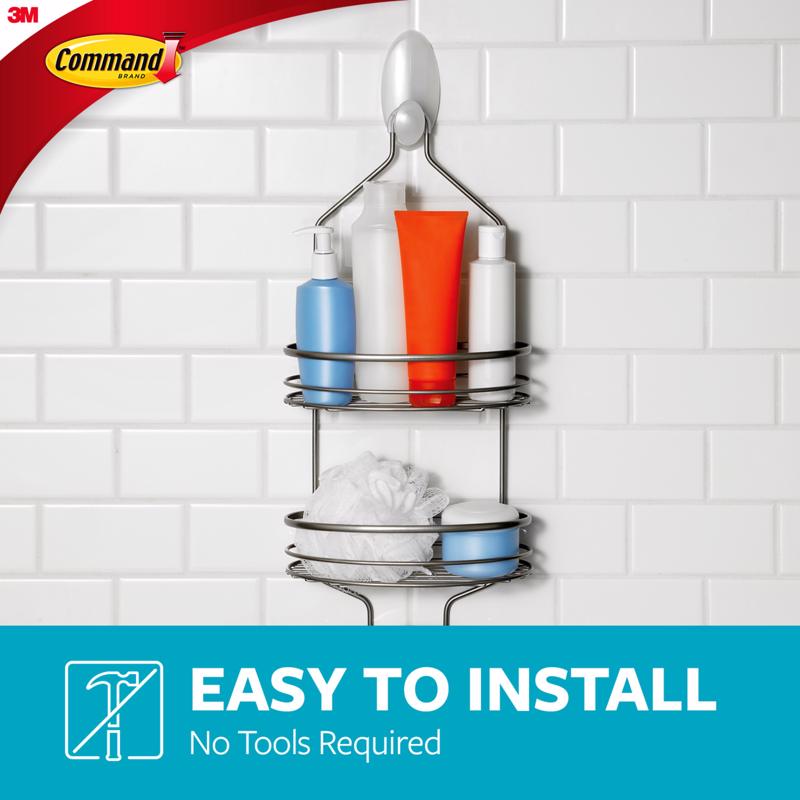 3M Command Large Plastic Caddy Hanger 5 in. L 1 pk