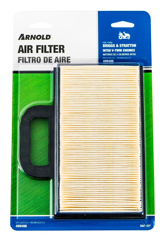 Arnold BAF-127 Replacement Air Filter with Pre-Cleaner, For: BRIGGS & STRATTON Intek V-Twin Engines, Paper Filter Media