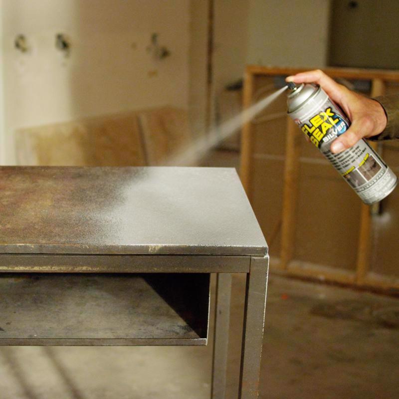 Flex Seal Family of Products Flex Seal Gray Rubber Spray Sealant 14 oz, Pack of 6