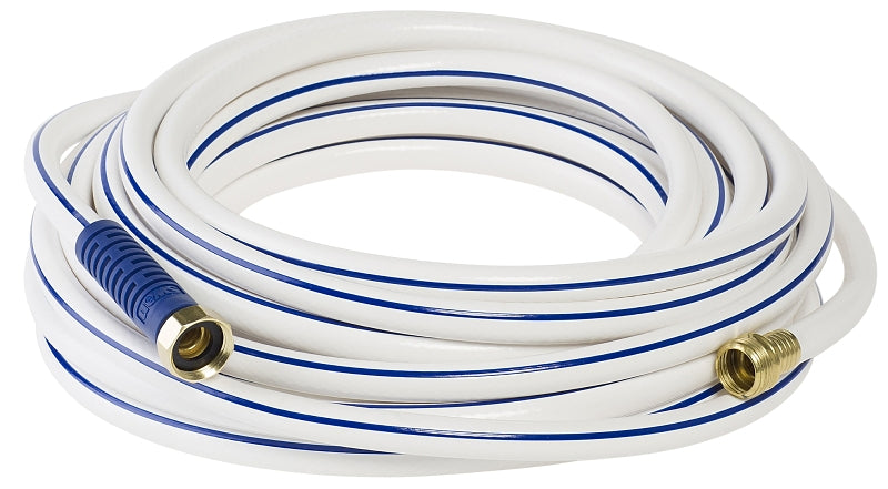 Swan MRV12025 Water Hose, 1/2 in ID, 25 ft L, White