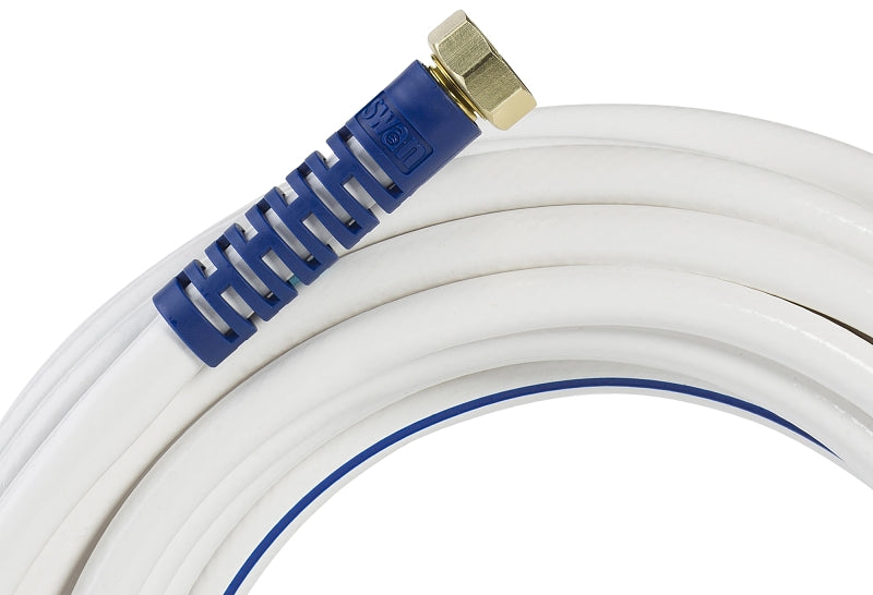 Swan MRV12025 Water Hose, 1/2 in ID, 25 ft L, White