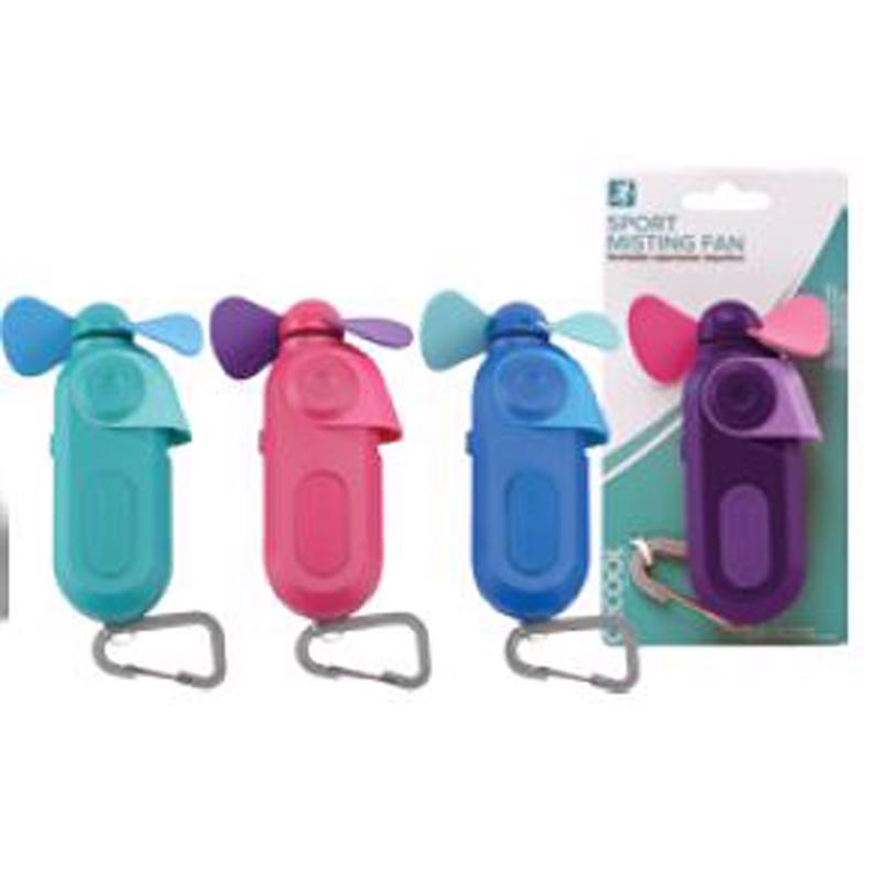 O2Cool 4.72 in. H X 3 in. D 1 speed Misting Fan, Pack of 12