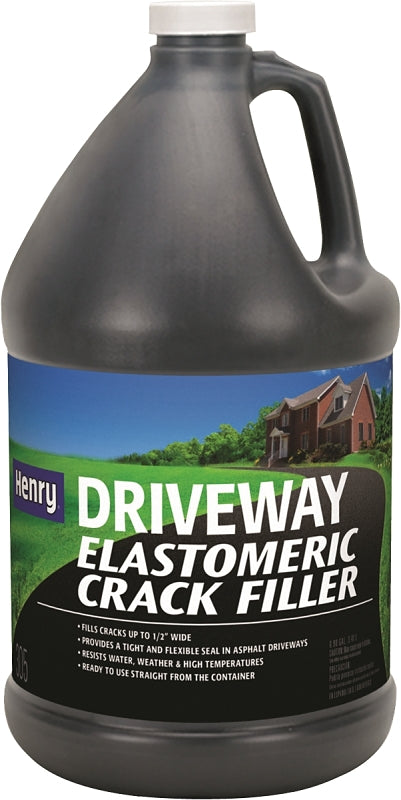 Henry HE305 Series HE305447 Driveway Crack Filler, Liquid, Black, 0.9 gal Jug, Pack of 4