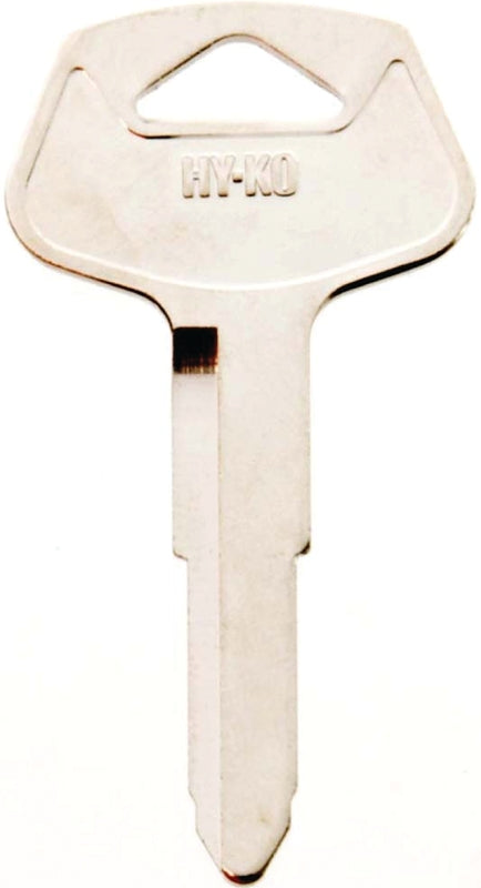 Hy-Ko 11010TR20 Automotive Key Blank, Brass, Nickel, For: Toyota Vehicle Locks, TR20 Key Number, Pack of 10