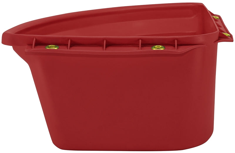 Fortex-Fortiflex CF-24R Corner Feeder, 24 qt Volume, Rubber Polymer, Red
