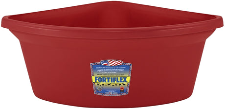 Fortex-Fortiflex CF-24R Corner Feeder, 24 qt Volume, Rubber Polymer, Red
