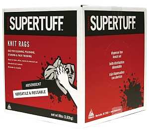 Trimaco 10833 Wiping Cloth, White, 8 lb, Cotton, 1/PK