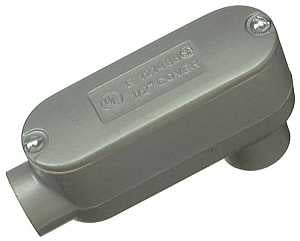 Halex 58615 Conduit Body, 1-1/2 in Hub, 7-13/16 in OAL, Threaded, Aluminum