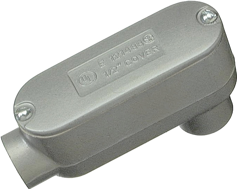 Halex 58620 Conduit Body, 2 in Hub, 10-1/4 in OAL, Threaded, Aluminum