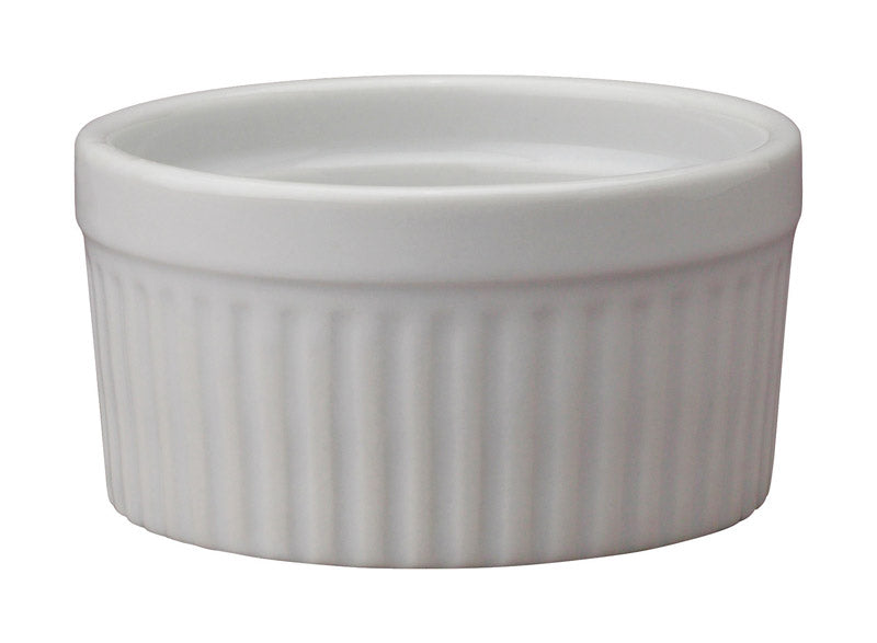 Harold Import 4 in. W X 4 in. L 4 in. Souffle Dish White