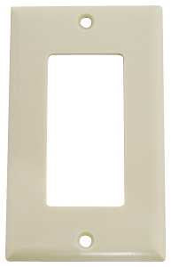 Eaton 2151V-BOX Wallplate, Standard-Size, 4-1/2 in L, 2-3/4 in W, Thermoset, Ivory