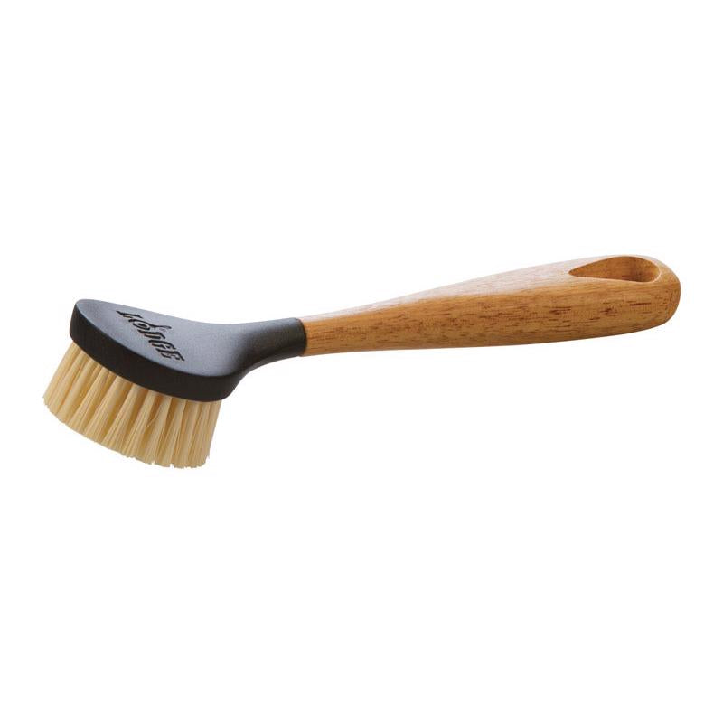 Lodge 3 in. W Hard Bristle 8 in. Wood Handle Scrub Brush