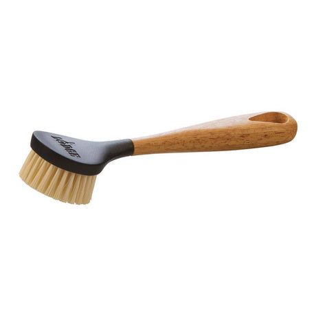 Lodge 3 in. W Hard Bristle 8 in. Wood Handle Scrub Brush