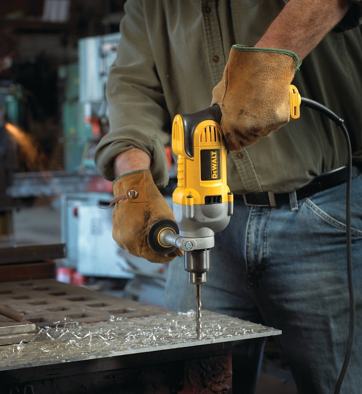 DEWALT VSR DWD210G Electric Drill, 10.5 A, 1/2 in Chuck, Keyed Chuck