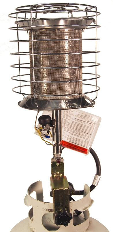 Dura Heat TT-360 Tank Top Heater, 20 lb Fuel Tank, Propane, 30000 to 40000 Btu, 1000 sq-ft Heating Area