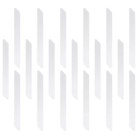 Duck White Shower and Bath Treads Polyurethane 1/32 in. H X 8 3/4 in. L