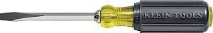Klein Tools 600-4 Screwdriver, 1/4 in Drive, Keystone Drive, 8-11/32 in OAL, 4 in L Shank, Acetate Handle