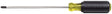 Klein Tools 603-6 Screwdriver, #3 Drive, Phillips Drive, 11 in OAL, 6 in L Shank, Acetate Handle, Cushion-Grip Handle