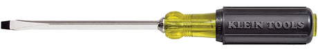 Klein Tools 600-6 Screwdriver, 5/16 in Drive, Keystone Drive, 10-15/16 in OAL, 6 in L Shank, Rubber Handle