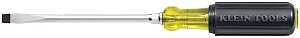 Klein Tools 602-4 Screwdriver, 1/4 in Drive, Keystone Drive, 8-11/32 in OAL, 4 in L Shank, Acetate Handle
