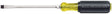 Klein Tools 602-4 Screwdriver, 1/4 in Drive, Keystone Drive, 8-11/32 in OAL, 4 in L Shank, Acetate Handle