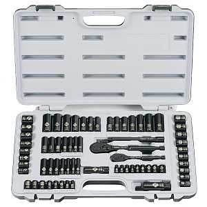 SOCKET SET 69PC BLACK CHROME