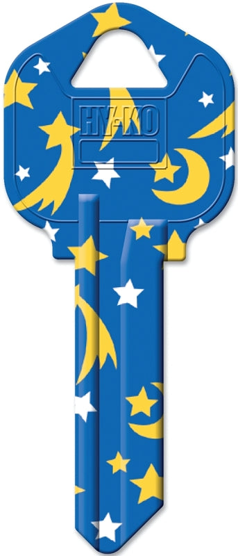 Hy-Ko 16010KW1-03 Key Blank, Celestial, Brass, Painted, For: Kwikset KW1, Titan KW10 Keyways, Pack of 10