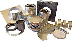 AmeriVent 6HS-TWK Through-The-Wall Kit, For: Venting Appliances through a Side Wall