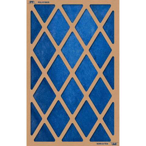 Purafilter 20 in. W X 20 in. H X 1 in. D Polyfiber 5 MERV Flat Panel Filter 1 pk, Pack of 12