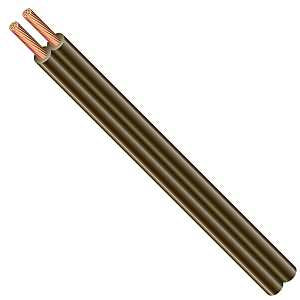 CCI 600006607 Lamp Cord, 18 AWG Wire, 2-Conductor, 250 ft L, Copper Conductor, PVC Insulation, Brown Sheath, 10 A