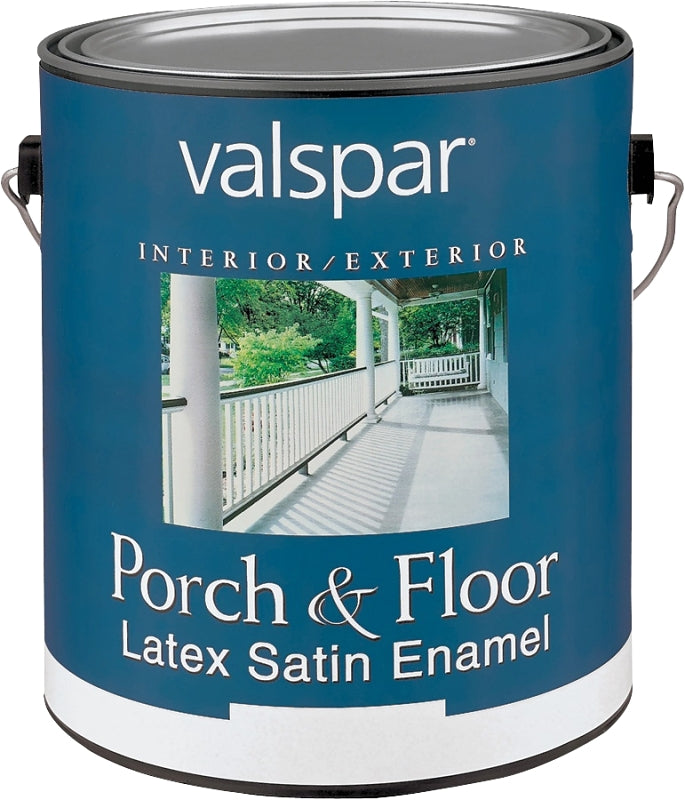 Medallion 1500 Series 027.0001533.007 Porch and Floor Paint, Satin Sheen, Light Gray, 1 gal, 400 sq-ft/gal Coverage Area, Pack of 2