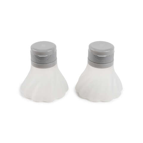 Core Kitchen Clear/Gray Silicone/Polypropylene Condiment Container