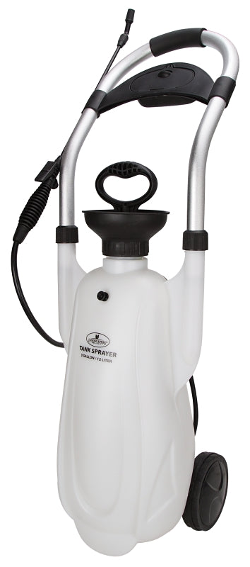 Landscapers Select SX-CS12L Compression Sprayer, 3 gal Tank, Polyethylene Tank, 100 in L Hose, White