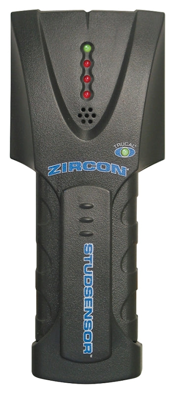 Zircon 62168 Series Stud Sensor, 1.18 in L x 2.33 in W x 5.54 in H Dimensions, 9 V Battery, 3/4 in Detection