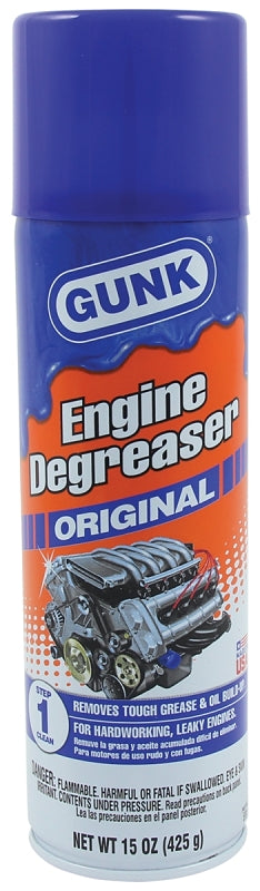 Gunk EB1CA Engine Degreaser, 15 oz, Red, Liquid, Petroleum