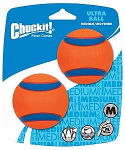 BALL CHUCKIT ULTRA 2PK MED, Pack of 2