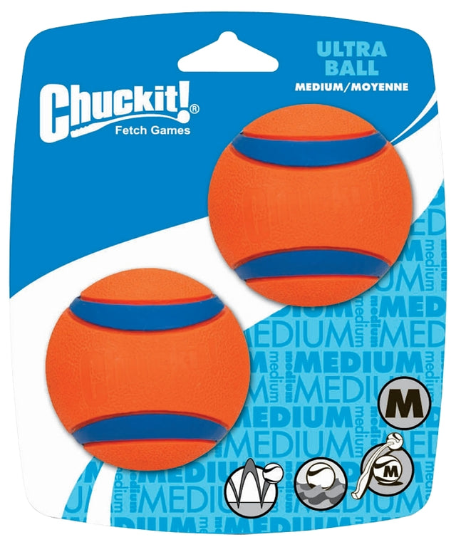 BALL CHUCKIT ULTRA 2PK MED, Pack of 2