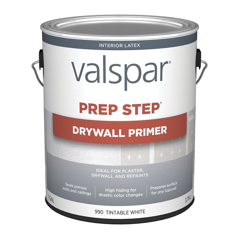 Valspar 044.0000990.007 Primer, White, 1 gal Can, Pack of 4