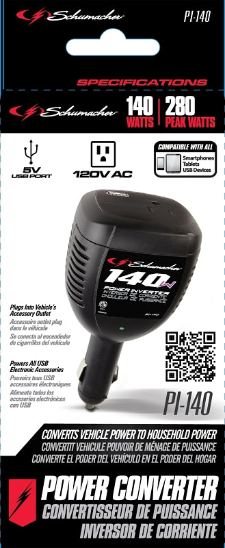 INVERTER BLK 12V 140W/110V