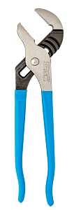 Channellock 430 Tongue and Groove Plier, 10 in OAL, 2 in Jaw Opening, Blue Handle, Cushion-Grip Handle, 1.38 in L Jaw