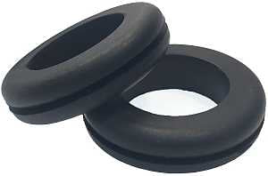 Gardner Bender GHG-1575 Hole Grommet, 3/4 in ID, Vinyl, Black