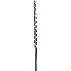 Irwin WeldTec 3043009 Auger Drill Bit, 3/4 in Dia, 17 in OAL, Twist Flute, 1-Flute, 7/16 in Dia Shank