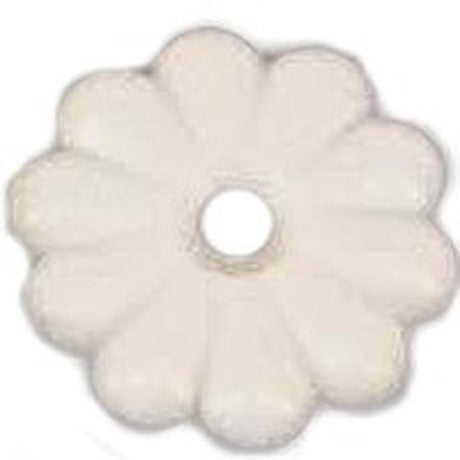 US Hardware D-138D Rosette Button, 1-1/8 in, Plastic, 100 BAG, White