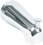 US Hardware P-526C Bathtub Spout with Diverter, 12.63 in L, 8-3/4 in W, 11-3/4 in H, 1/2 in Connection