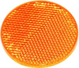 US Hardware RV-658C Safety Reflector, Amber Reflector, Plastic Reflector, Adhesive Mounting