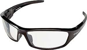 Edge SR111AR Non-Polarized Safety Glasses, Gray Lens, Black Frame, Unisex, Polycarbonate Lens, Full Frame, Nylon Frame
