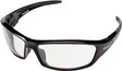 Edge SR111AR Non-Polarized Safety Glasses, Gray Lens, Black Frame, Unisex, Polycarbonate Lens, Full Frame, Nylon Frame