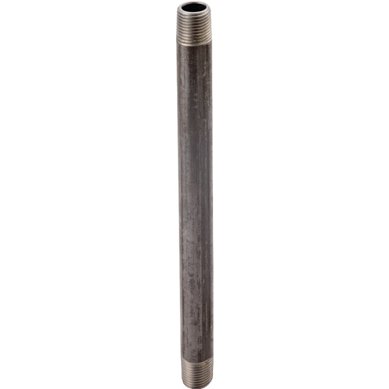 ProSource 3/8X51/2 Pipe Nipple, 3/8 in, Male, Steel, SCH 40 Schedule, 5-1/2 in L