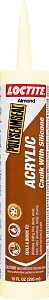 Loctite POLYSEAMSEAL 1507598 Acrylic Caulk, Almond, -5 to 170 deg F, 10 oz Cartridge